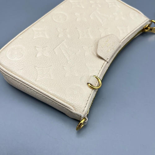 Louis Vuitton Easy Pouch On Strap Monogram Empreinte White
