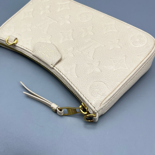 Louis Vuitton Easy Pouch On Strap Monogram Empreinte White