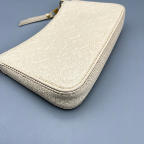 Louis Vuitton Easy Pouch On Strap Monogram Empreinte White