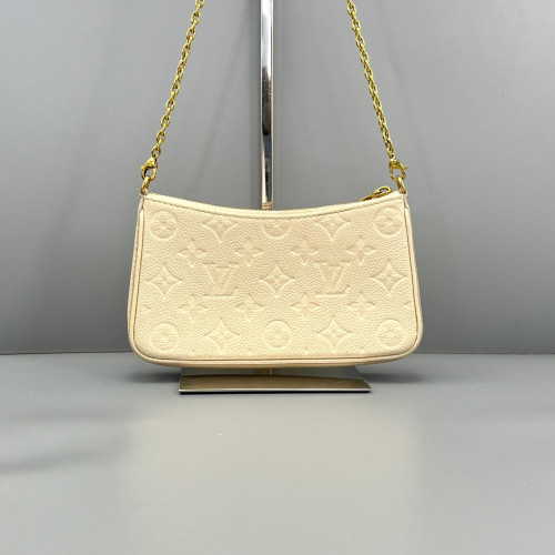Louis Vuitton Easy Pouch On Strap Monogram Empreinte White