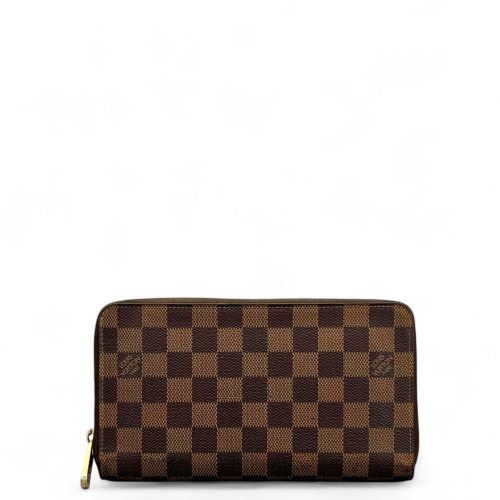 Louis Vuitton Zippy Wallet Damier Ebene Brown