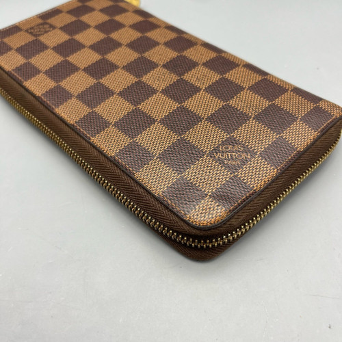 Louis Vuitton Zippy Wallet Damier Ebene Brown