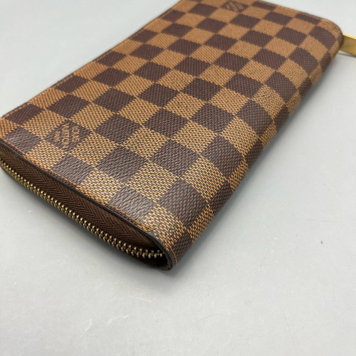 Louis Vuitton Zippy Wallet Damier Ebene Brown