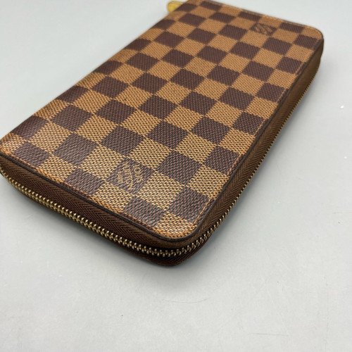 Louis Vuitton Zippy Wallet Damier Ebene Brown