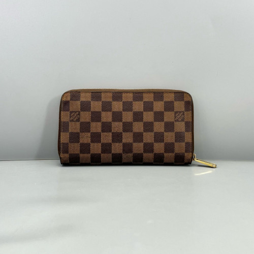Louis Vuitton Zippy Wallet Damier Ebene Brown