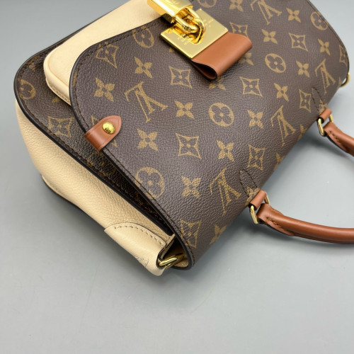 Louis Vuitton Vaugirard Monogram Brown White