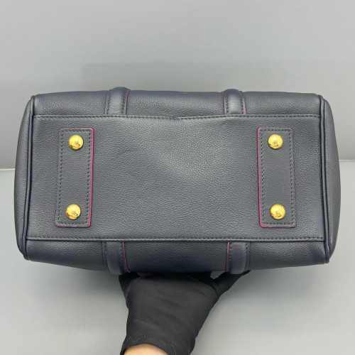 Louis Vuitton Speedy Bandouliere 30 Calfskin Navy Black Louis Vuitton Speedy Bandouliere 30 Calfskin Navy Black