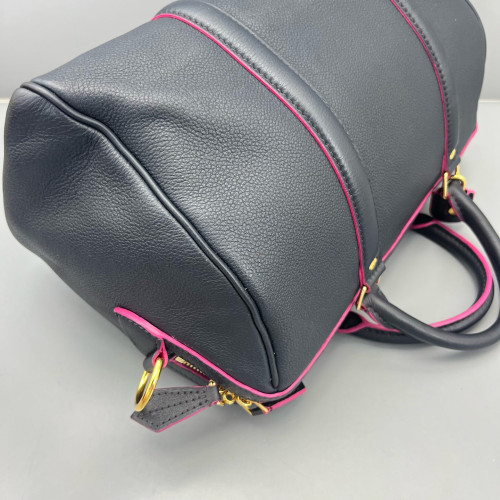 Louis Vuitton Speedy Bandouliere 30 Calfskin Navy Black Louis Vuitton Speedy Bandouliere 30 Calfskin Navy Black
