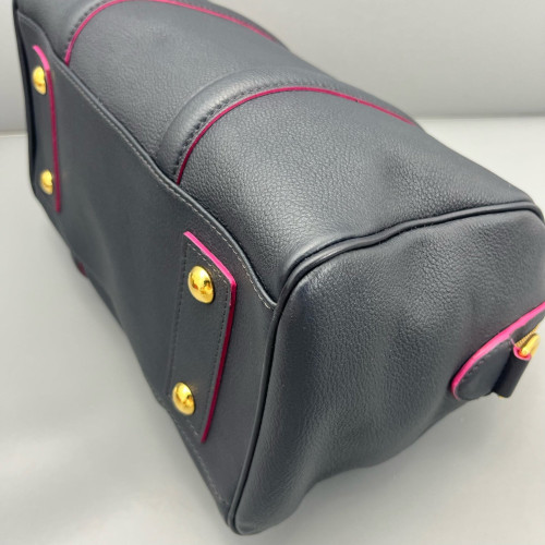 Louis Vuitton Speedy Bandouliere 30 Calfskin Navy Black Louis Vuitton Speedy Bandouliere 30 Calfskin Navy Black