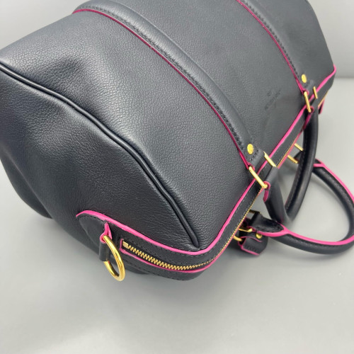 Louis Vuitton Speedy Bandouliere 30 Calfskin Navy Black Louis Vuitton Speedy Bandouliere 30 Calfskin Navy Black