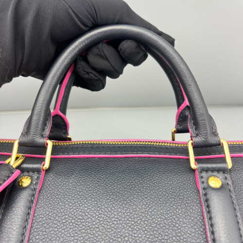Louis Vuitton Speedy Bandouliere 30 Calfskin Navy Black Louis Vuitton Speedy Bandouliere 30 Calfskin Navy Black
