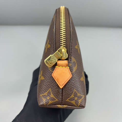 Louis Vuitton Cosmetic Pouch GM Monogram Brown Louis Vuitton Cosmetic Pouch GM Monogram Brown