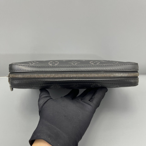 Louis Vuitton Trio Messenger Bag Monogram Eclipse Black Grey Louis Vuitton Trio Messenger Bag Monogram Eclipse Black Grey