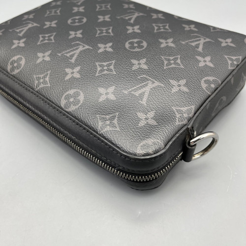 Louis Vuitton Trio Messenger Bag Monogram Eclipse Black Grey Louis Vuitton Trio Messenger Bag Monogram Eclipse Black Grey