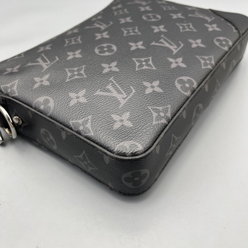 Louis Vuitton Trio Messenger Bag Monogram Eclipse Black Grey Louis Vuitton Trio Messenger Bag Monogram Eclipse Black Grey