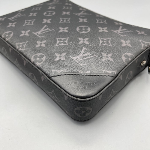 Louis Vuitton Trio Messenger Bag Monogram Eclipse Black Grey Louis Vuitton Trio Messenger Bag Monogram Eclipse Black Grey