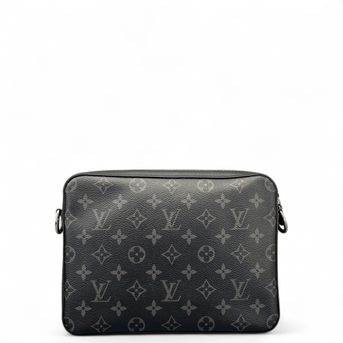 Louis Vuitton Trio Messenger Bag Monogram Eclipse Black Grey Louis Vuitton Trio Messenger Bag Monogram Eclipse Black Grey