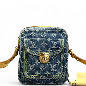 Louis Vuitton Fairfax Pochette Denim Monogram Blue