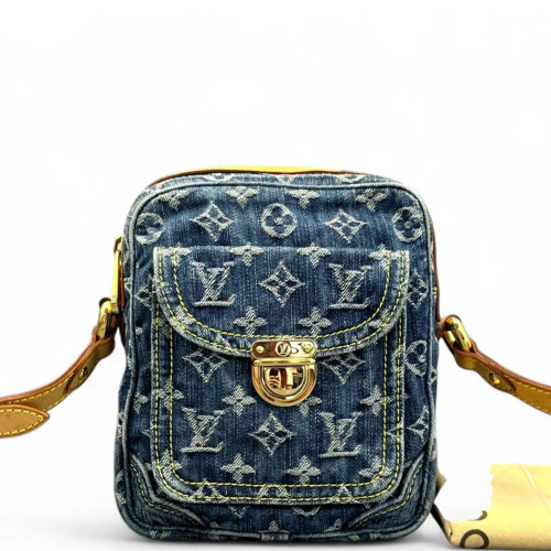 Louis Vuitton Fairfax Pochette Denim Monogram Blue