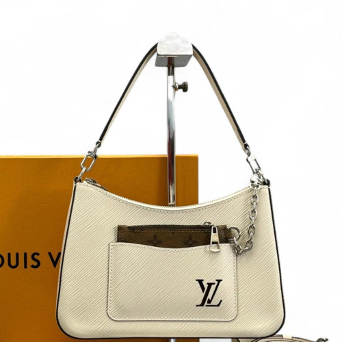 Louis Vuitton Marelle Handbag Epi White Louis Vuitton Marelle Handbag Epi White