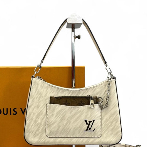 Louis Vuitton Marelle Handbag Epi White Louis Vuitton Marelle Handbag Epi White