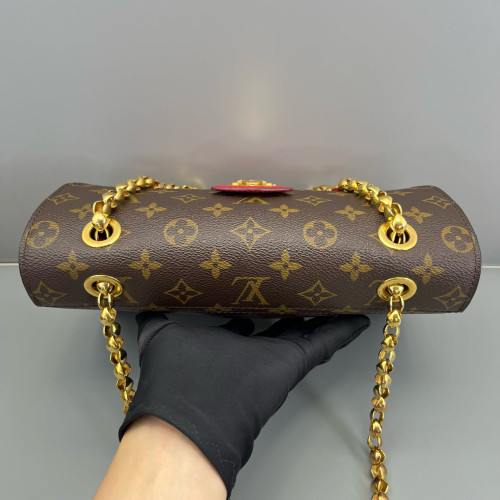 Louis Vuitton Victoire Monogram Red Brown