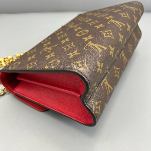 Louis Vuitton Victoire Monogram Red Brown