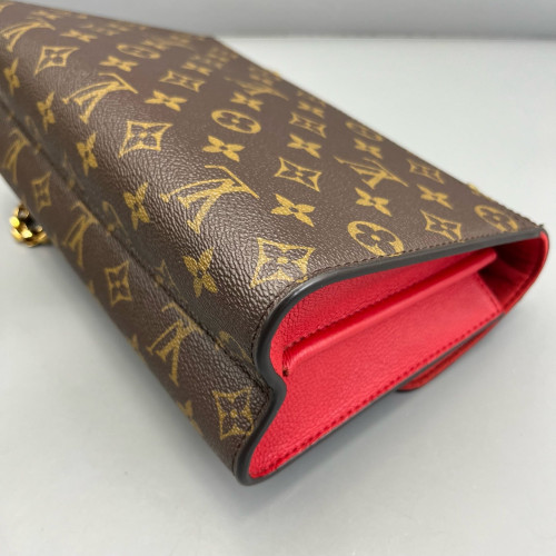 Louis Vuitton Victoire Monogram Red Brown