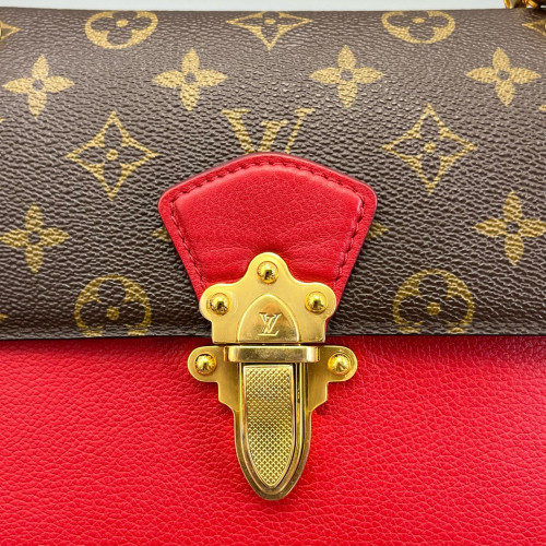 Louis Vuitton Victoire Monogram Red Brown