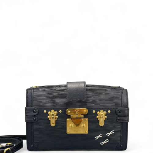 Louis Vuitton Trunk Clutch Epi Black