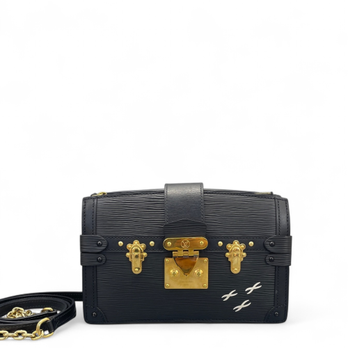Louis Vuitton Trunk Clutch Epi Black