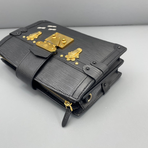 Louis Vuitton Trunk Clutch Epi Black