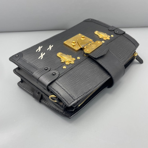 Louis Vuitton Trunk Clutch Epi Black