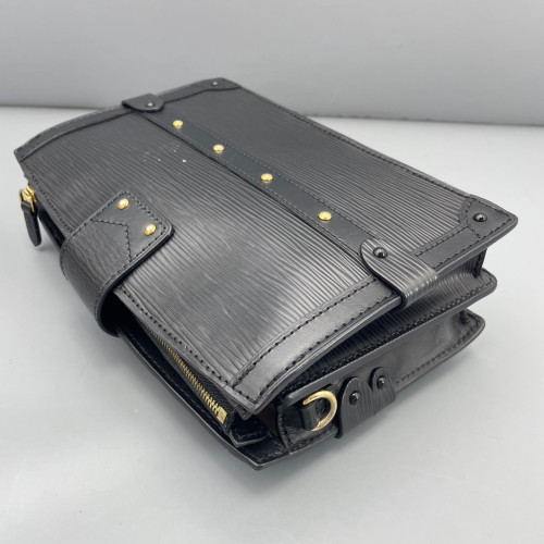 Louis Vuitton Trunk Clutch Epi Black