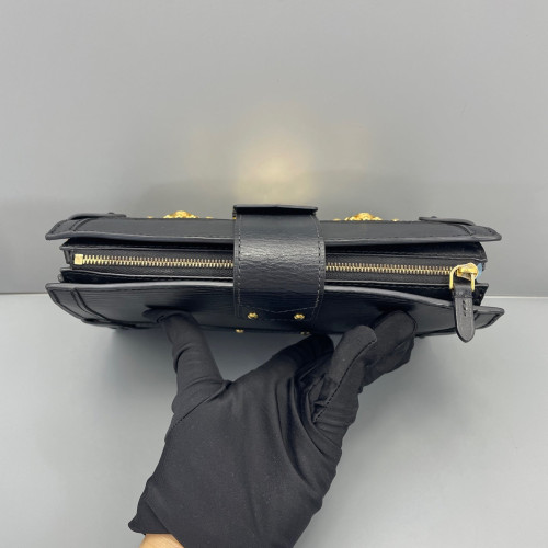 Louis Vuitton Trunk Clutch Epi Black