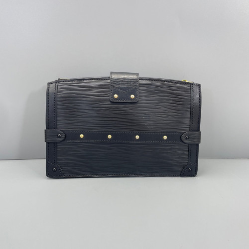 Louis Vuitton Trunk Clutch Epi Black