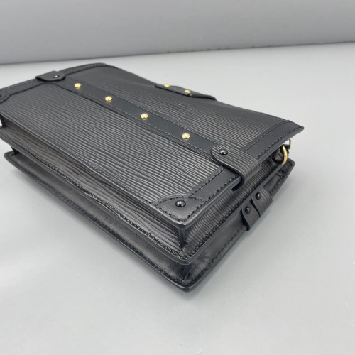 Louis Vuitton Trunk Clutch Epi Black