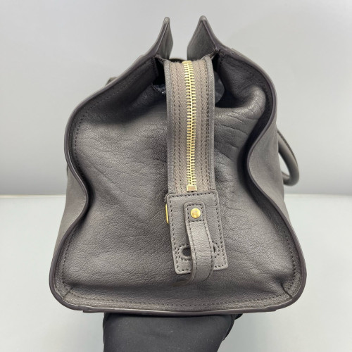 Yves Saint Laurent Medium Cabas Chyc Calfskin Grey