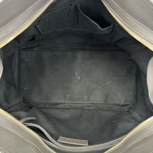 Yves Saint Laurent Medium Cabas Chyc Calfskin Grey
