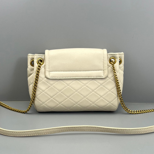 Yves Saint Laurent Mini Nolita Shoulder Bag Calfskin White Yves Saint Laurent Mini Nolita Shoulder Bag Calfskin White
