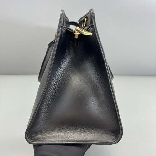 Yves Saint Laurent Small Cabas Chyc Calfskin Black