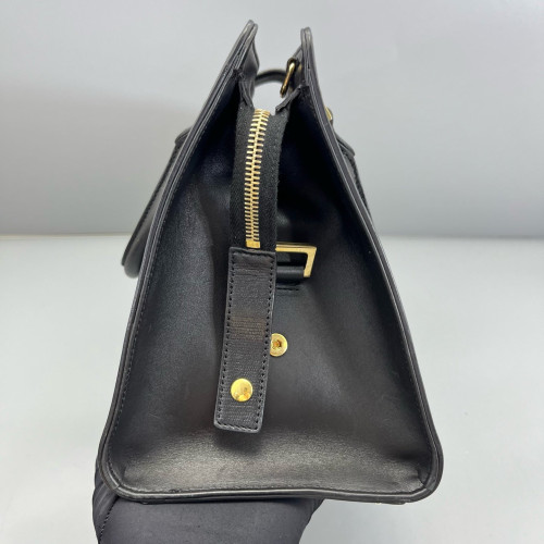 Yves Saint Laurent Small Cabas Chyc Calfskin Black