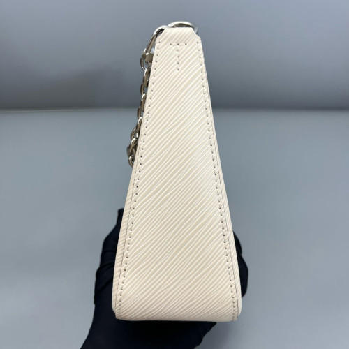 Louis Vuitton Marelle Handbag Epi Beige Mystic White Louis Vuitton Marelle Handbag Epi Beige Mystic White