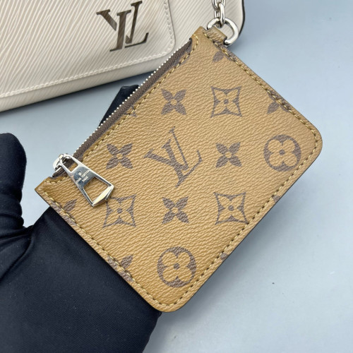 Louis Vuitton Marelle Handbag Epi Beige Mystic White Louis Vuitton Marelle Handbag Epi Beige Mystic White