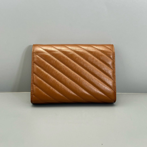 Gucci Matelasse GG Marmont Chain Wallet Calfskin Tan Gucci Matelasse GG Marmont Chain Wallet Calfskin Tan