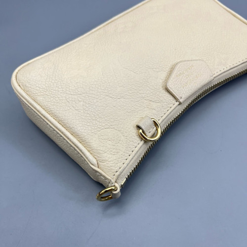 Louis Vuitton Easy Pouch On Strap Monogram Empreinte White
