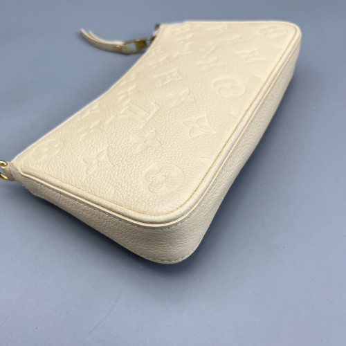 Louis Vuitton Easy Pouch On Strap Monogram Empreinte White