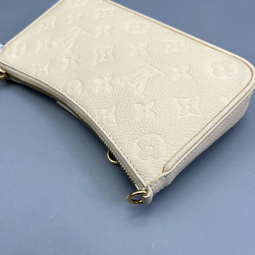 Louis Vuitton Easy Pouch On Strap Monogram Empreinte White