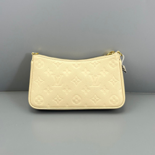 Louis Vuitton Easy Pouch On Strap Monogram Empreinte White
