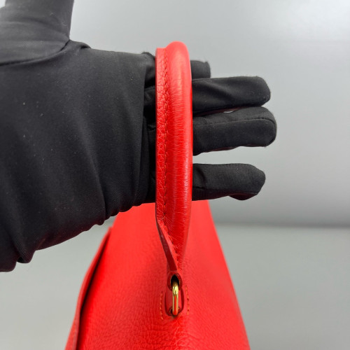 Louis Vuitton Volta Two-Way Bag Calfskin Red